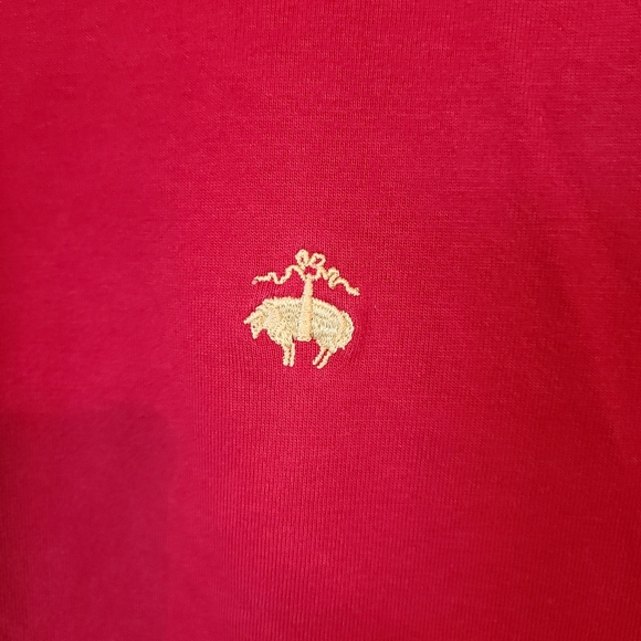(963) Brooks Brothers 348 Original Men's Classic Polo Shirt, Size: XL Color: Red - Picture 8 of 12